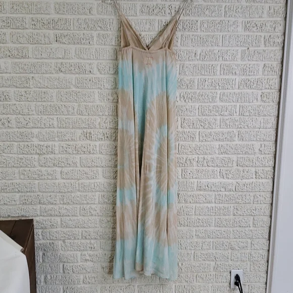 Gypsy 05 Alex Collection Silk Spiral Tie Dye Maxi Dress - Picture 6 of 10